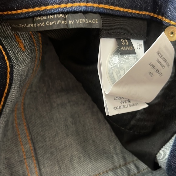 Versace Logo Patch Jeans(FINAL SALE) - Picture 7 of 11